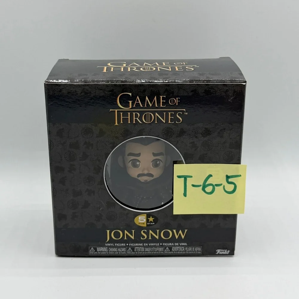 Funko 5 Star Game of Thrones Jon Snow Vinyl Figure with Ghost and Longclaw